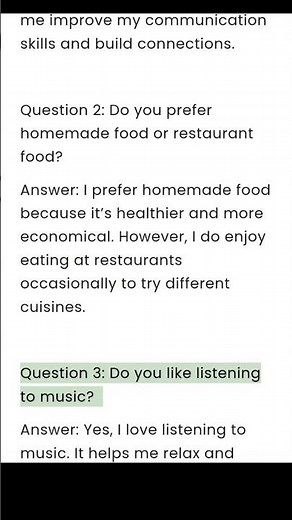 IELTS Speaking Part 1: Intro Questions with Sample Answers #shorts #spokenenglish