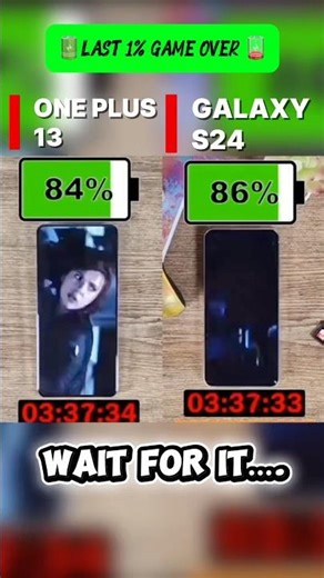 ONE PLUS 13 VS GALAXY S24 !! BATTERY TEST