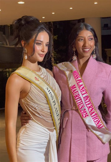 Queen met Queen ✨😍💐 #missplanetinternational2025 #BEAUTYPAGEANTCAMBODIA #sokchea #phnompenhcity #himawarihotel