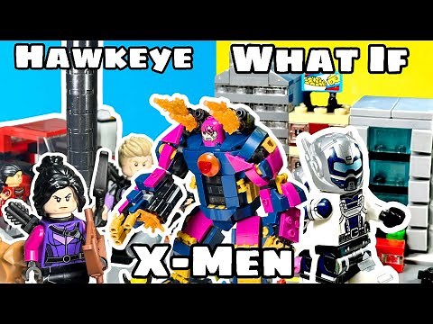 I Built LEGO Sets From Marvel Minifigures PART 1 (X Men: Sentinel, Hawkeye, What If)
