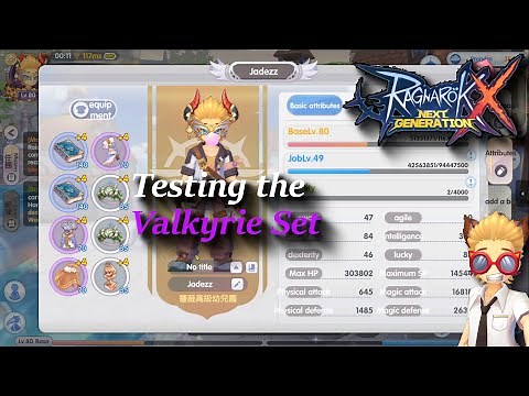 Valkyrie set Guide + testing | rox | Ragnarok X: Next Generation
