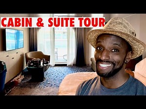 WONDER OF THE SEAS CABIN TOUR | JR BALCONY SUITE, CENTRAL PARK INTERIOR & OCEAN VIEW FORWARD