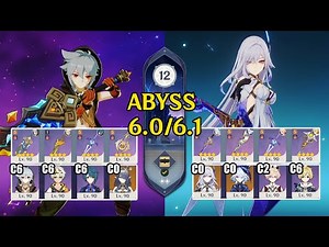 C6 Razor Hyperburgeon & C0 Skirk Freeze Without Escoffier | Spiral Abyss 6.1 | Genshin Impact 【原神】