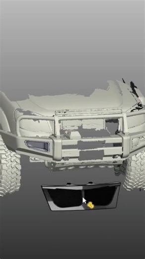 Harry on Instagram: "This is why 3D scannings saves hours.. This is a custom grill to accommodate a larger intercooler. #3dscan #reverseengineering #solidworks #scan2cad #cadmodeling"