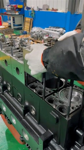 158K views · 1.8K reactions | This is a Chinese six-cylinder diesel engine. There were many major problems with this engine. All the problems have been resolved. Now, new fittings are being made. | Cummins BD | Facebook