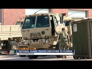 Wisconsin National Guard troops deploy for Irma relief