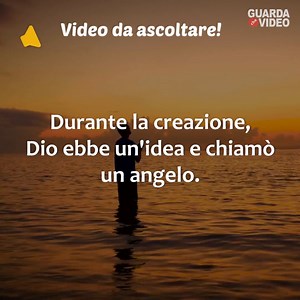 Durante la creazione, Dio parla con un angelo di un’idea: dare vita a un essere vivente con delle qualità particolari… | GuardaCheVideo