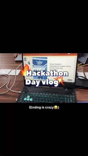 hackathon day vlog #hackathon #vlog #college #normal #collegeevent #2025 #shorts #feed
