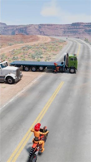 Realistic Highway Car Crashes Ep.84 - BeamNG Drive