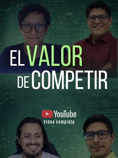 La programación competitiva no solo sirve para competir. Muchas universidades la usan como método para entrenar algoritmos y estructuras de datos, la base de Computer Science. El objetivo no es solo ganar concursos, sino formar mejores profesionales. ▶️ Live completo en YouTube: https://www.youtube.com/live/OmDDkuPI9hs #ProgramacionCompetitiva #ComputerScience #EstructurasDeDatos #CarreraTech#Algoritmos