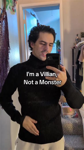 I'm a Villian not a Monster #turtleneck