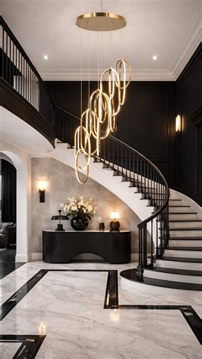 The WhiteTeak Company Dubai on Instagram: "Front Row Seats, where height meets radiant design. Dimmable LED. Remote control. Dramatic impact. Shop now or visit our Hessa Street store. #doubleheightchandelier #chandelierlighting #chandeliers #chandelierdubai #dubaiinteriors"