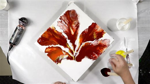 Big Beautiful Blooms! Gorgeous Dutch Pouring Technique