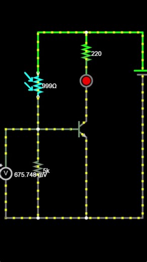 Light Activated Switch Using LDR | Simple Beginner Electronics#shorts