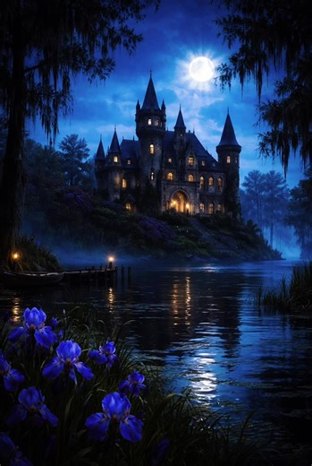 The Legend of Chăteau de l’Iris @ the Fisherman’s Bayou##storytelling #night #witchesoftiktok #darkromance #water @Honesty Jones @Moakov @Isla Frost @Janel