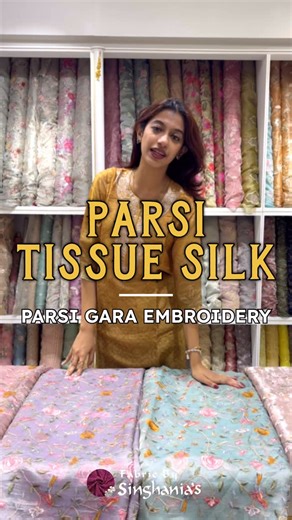 Fabric by Singhanias on Instagram: "Parsi embroidery meets Persian heritage ✨ A new silk fabric that tells a story—rich craftsmanship and a texture you won’t find anywhere else Comment to know the price and more details . . . To contact Fabric by Singhania’s, please visit the website https://fabricbysinghanias.com/ or WhatsApp on 9063253310. Follow Fabric by Singhania’s on Instagram @fabric_singhanias for the latest fabrics. #FabricTrends #LuxuryTextiles #fabricbysinghania [ Parsi embroidery sil
