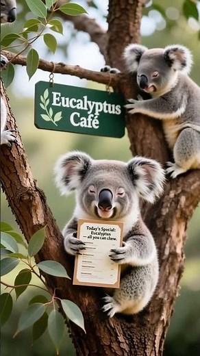 What Do Koalas REALLY Eat? 🐨🌿 You Might Be Surprised! #shorts