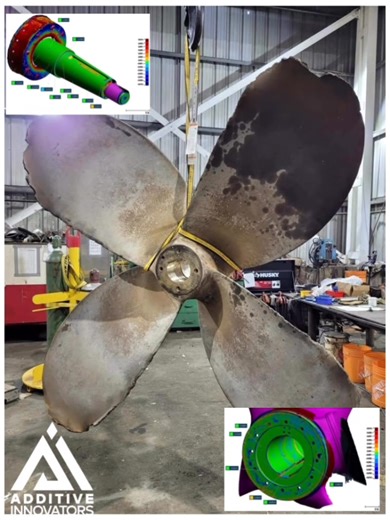 🚢 Revolutionizing the Marine Industry with 3D Scanning!🛳️ At Additive Innovators, we're excited to showcase how the Creaform HandySCAN 3D scanner is transforming part rebuilding for marine applications. By capturing precise 3D scans of critical components like propellers, hull fittings, and engine parts, we enable faster, more conscious reconstruction through additive manufacturing. Say goodbye to lengthy downtimes and wasteful processes—hello to efficient, sustainable solutions that keep vess