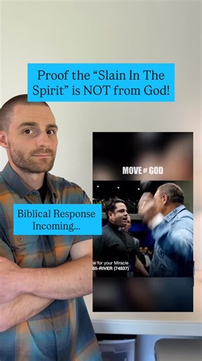 The Bible In Context | Patrick O’Brien on Instagram: "Slain in the spirit is NOT Biblical nor from God! This is a manufactured experience used in the occult and ultimately a deception from Satan to manipulate experiences to deceive people into thinking truth and the Spirit of truth is present! ⭐️ Eager to be a better discipler and student of the Word or just grow in your relationship with God? I believe this book by book Bible summary will encourage you and bring you comfort found in the scriptu