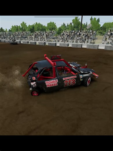 broke my wheel in compact class #beamngcrashes