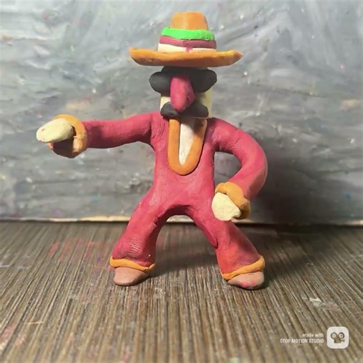 The clothe trend on stop motion