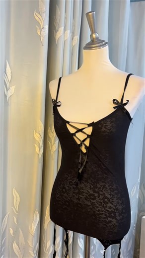 Sensuelle on Instagram: "Black lingerie with thigh high stocking available Free size #sensuelle #lingerienepal #stocking #luxurylingerie"