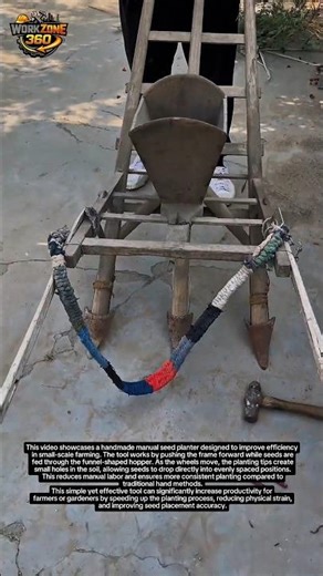 Ultimate DIY Manual Seed Planter Machine | Simple Farming Tool That Saves Time