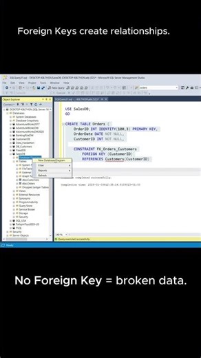 FOREIGN KEY Explained | Protecting Data Relationships in SQL