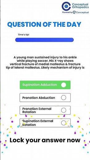 The Ankle Fracture MCQ | Every Resident Must Master ✅