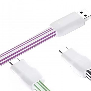 [Hot Item] Super Fast Charging Type C USB Data Cable 12V 5A Mobile Phone Charger LED Light Silicone Data Cable