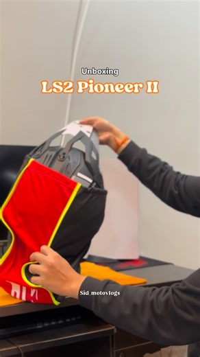 Siddharth Raikwar on Instagram: "Unboxing my new helmet- LS2 Pioneer II 🔥 @ls2helmetindia Thankyou @ahhelmets for providing this helmet with good & safe packaging 👌 . . Follow - @sid_motovlogs . . . . . [New Helmet , LS2 helmets , bikers , riders , motorcycle helmet , unboxing reels , insta reels , new product , safe helmets , dual sport helmets , bikers of India , riders of India , LS 2 India , ride safe ] . . . #newhelmet #ls2helmets #unboxing #dualsporthelmet #viralreels"