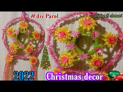 How to make parol from drinking straw?#christmasdecor2022 # diychristmasdecorideas2022