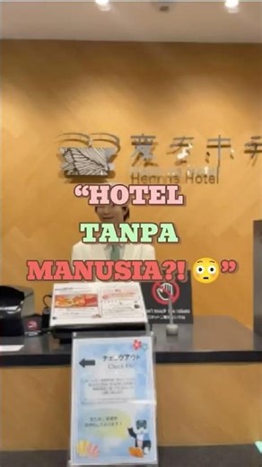 “Check-in Tanpa Resepsionis?! Hotel Ini Dikelola Robot!” #shorts