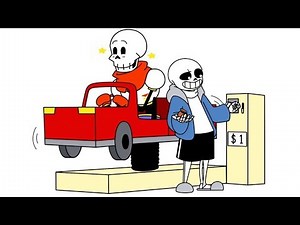 Cute Frisk, Sans ... and Papyrus【Undertale Comic Dub Compilation】