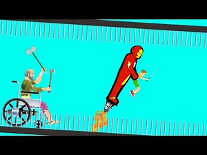Saving My SON As IRON MAN In HAPPY WHEELS !