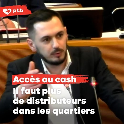 2.4K views · 143 reactions | Peut-on encore retirer du cash ? Alors que les banques s'en foutent plein les poches, elles suppriment les agences et les distributeurs de billets. Nous voulons plus de distributeurs dans les quartiers. | PTB | Facebook