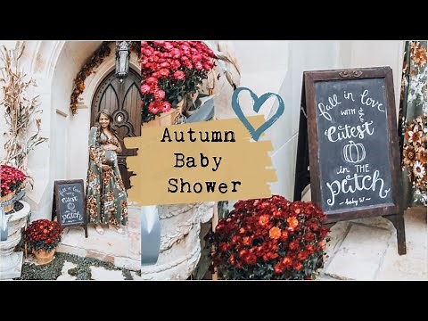 AUTUMN BABY SHOWER | PUMPKIN BABY BOY SHOWER IDEAS AND DECORATIONS | FALL FESTIVE | Cami Lowery