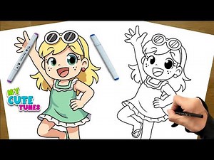 How to draw Leni Loud | Drawing tutorial