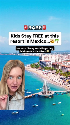 stop over paying for Disney when your kids could stay FREE at this INSANE all-inclusive resort in Mexico 🌴✈️ 🗓️The biggest call out is that this promotion ends on February 2nd so hop on this! Details: - Hyatt Ziva Puerto Vallarta - Puerto Vallarta, Mexico - 4.5-star all-inclusive resort for all ages - 8 restaurants, 4 bars, 5 pools - Excellent customer reviews 🚨2 kids stay FREE (under 12) 🚨 🔥Book by 2/2, Travel by 10/31. Terms and conditions apply. Pricing fluctuates based on departure city