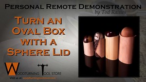 Turn an Oval Box with a Sphere Lid