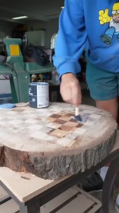 48K views · 680 reactions | Turning a Log into a Chess Set! #reel #chess #log #set #custom | MARKO | Facebook