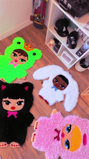Bratz aesthetic rugs sale — all 4 designs available