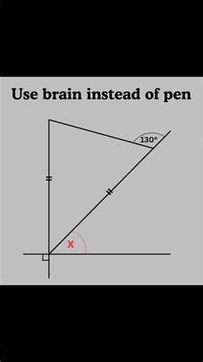 Basic mathematics Triangle problem algebra tricky problem #mathteacher #mathlover #mathfun #algebra