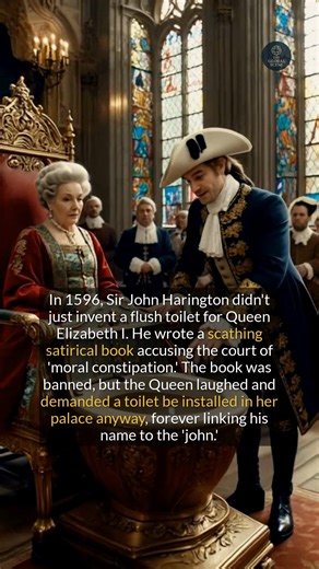 The unconventional origins of Sir John Haringtons toilet and its surprising connection to Elizabethan satire. #historyfacts #didyouknow #historicalfacts #historymatters | Living Reality