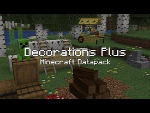 Decorations Plus - Minecraft Datapack Showcase