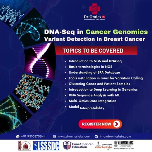 𝐌𝐚𝐬𝐭𝐞𝐫 DNA-Seq in Cancer Genomics