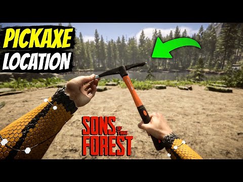 How To Get PICKAXE In Sons Of The Forest Patch 12 (VERY FAST!)