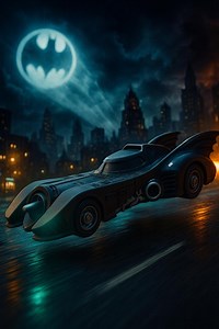 Batmobile (model Kit Tim Burton Version) - Etsy