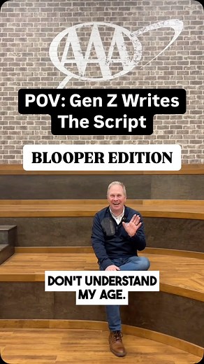 1.5K views · 43 reactions | Cameras? Cut. Vibes? Unmatched. BTS of our Gen Z Writes the Script video.  AAA.com/Bestie  . . #aaanortheast #genz #bloopers #blooper #funny #aaa #blooperreel #genzwritesthescript #aaatraveler #employee #aaaemployee #bts #behindthescenes #outtakes #outtakesarethebesttakes #nocap #sus #aaamembers #aaamembership #behindthescenes #aaainsurance #insurance #travel #aaadiscounts | AAA Northeast | Facebook