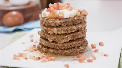 Joy Full Eats: Power up your breakfast with this healthy recipe for protein-packed apple pancakes